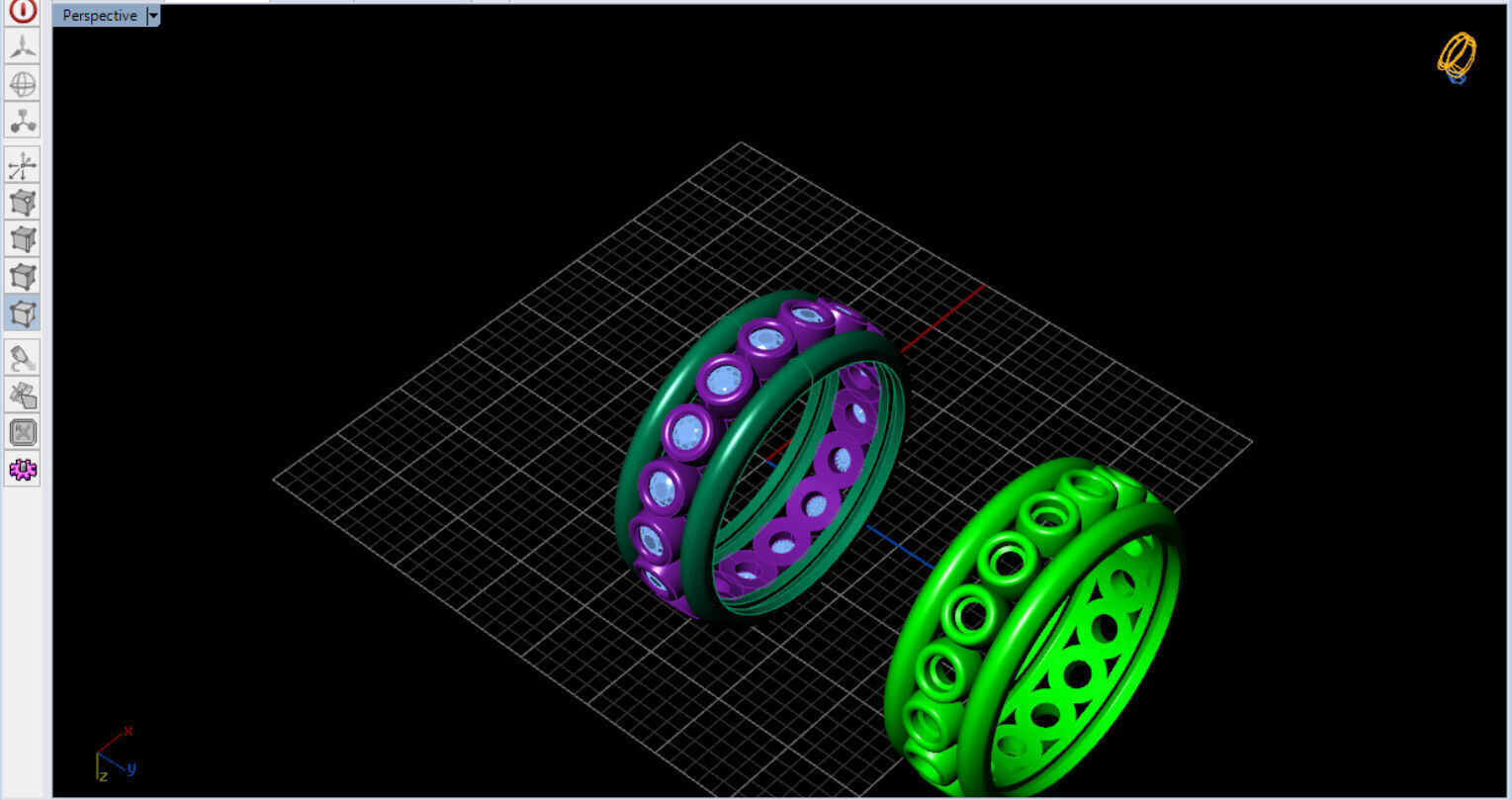 Bezel Setting Eternity Ring  3D print model_19