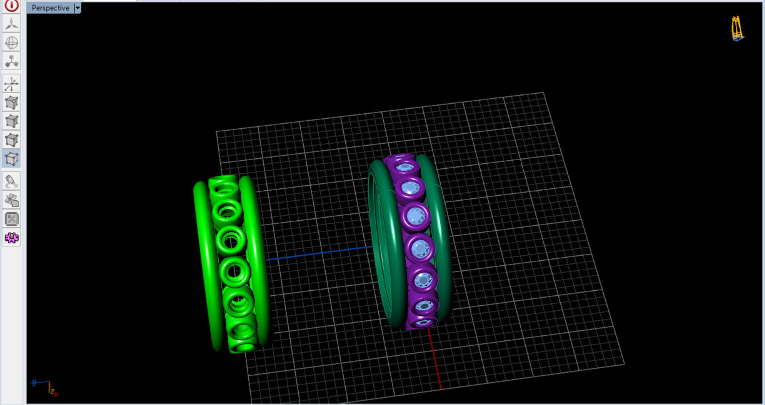 Bezel Setting Eternity Ring  3D print model_23