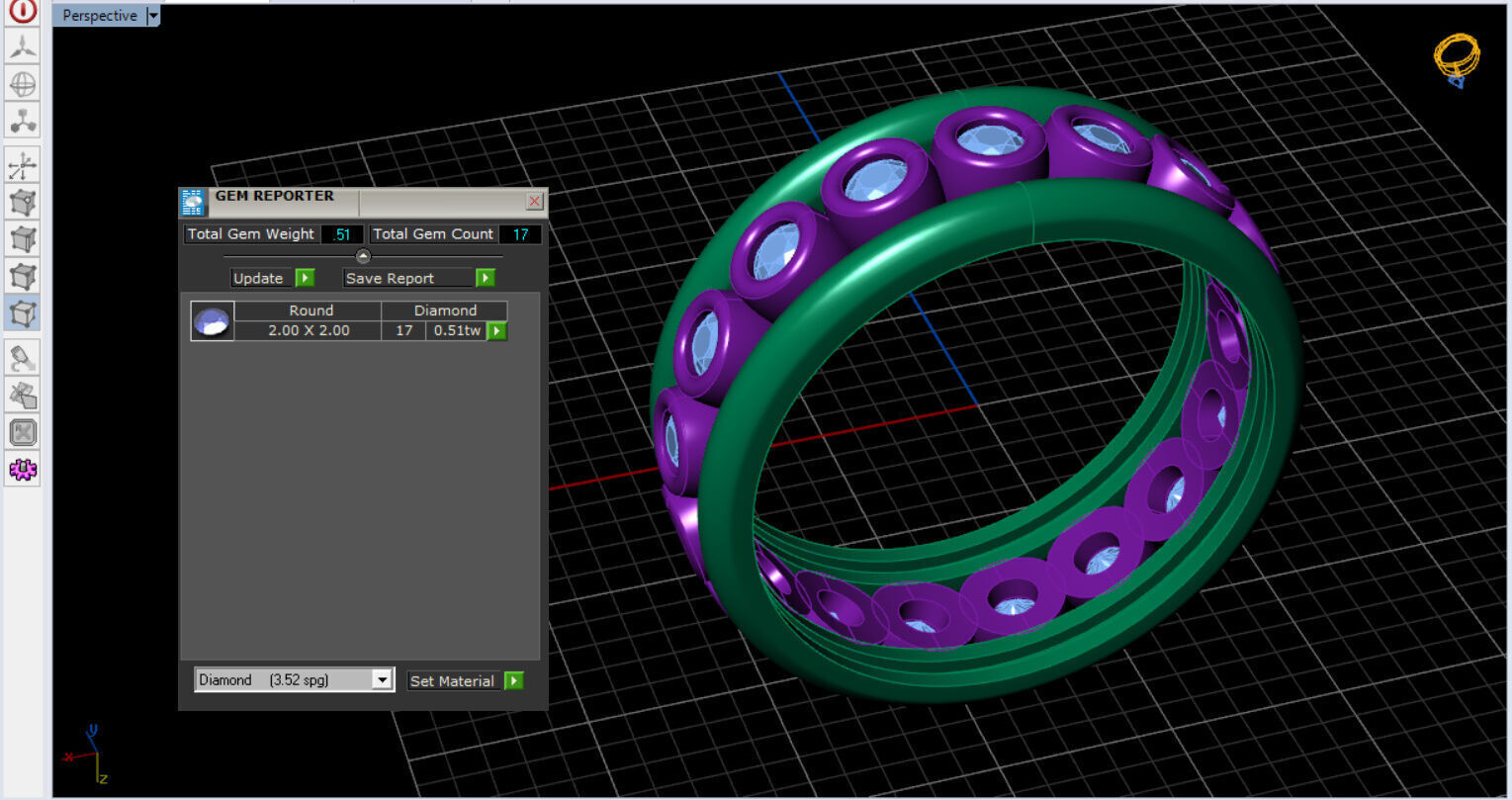 Bezel Setting Eternity Ring  3D print model_5