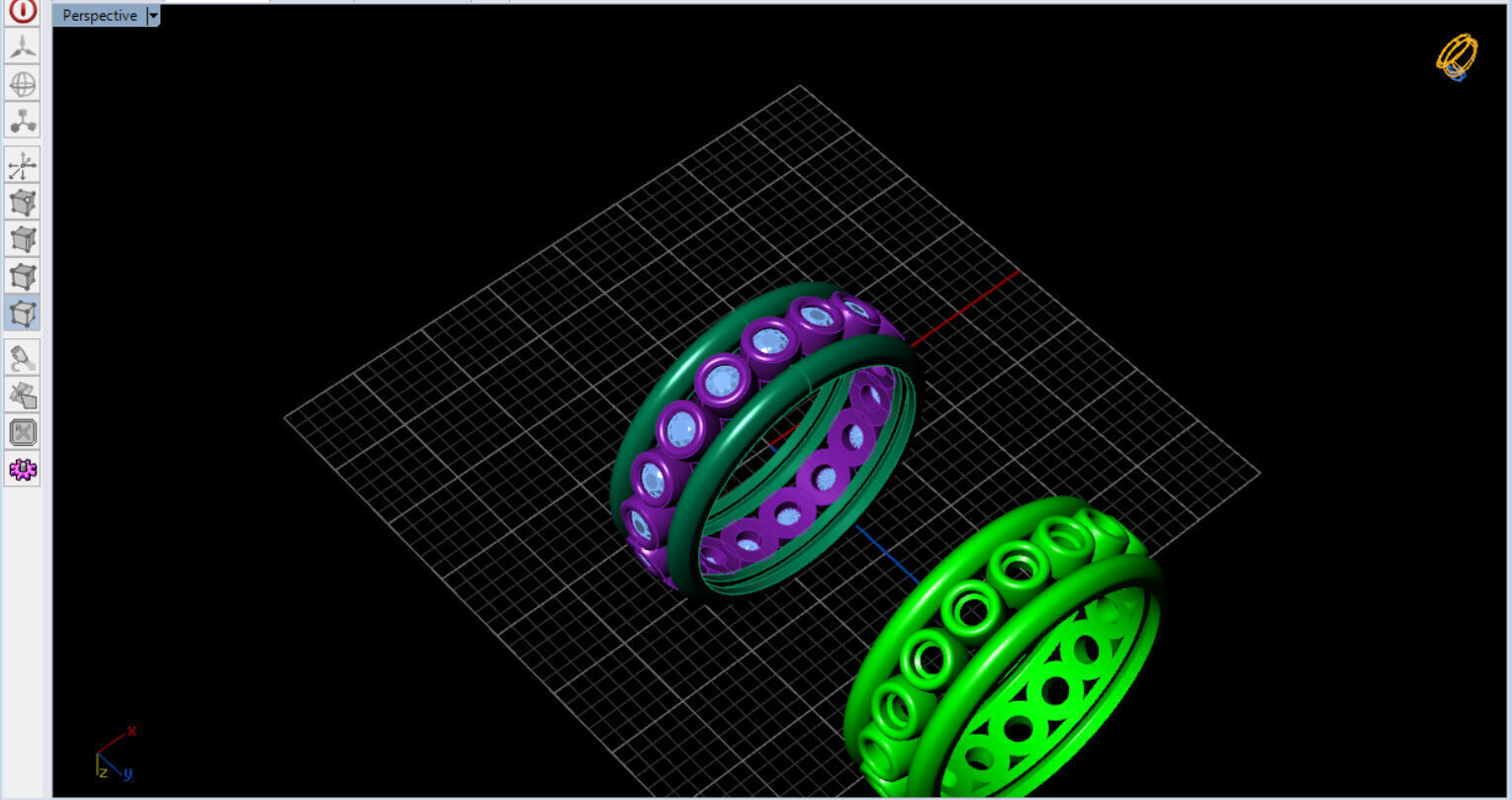 Bezel Setting Eternity Ring  3D print model_20