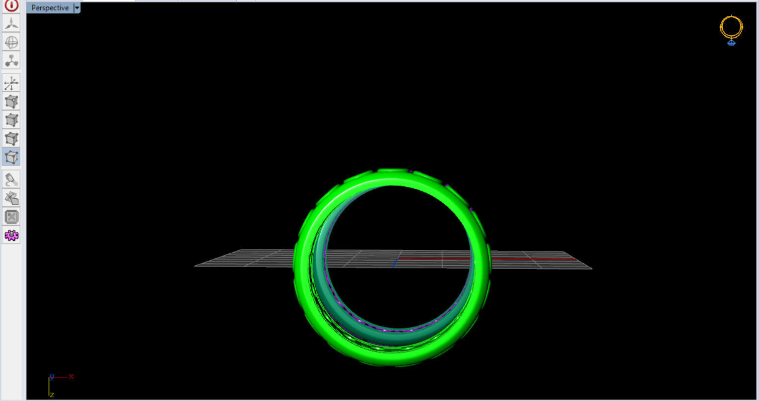 Bezel Setting Eternity Ring  3D print model_16