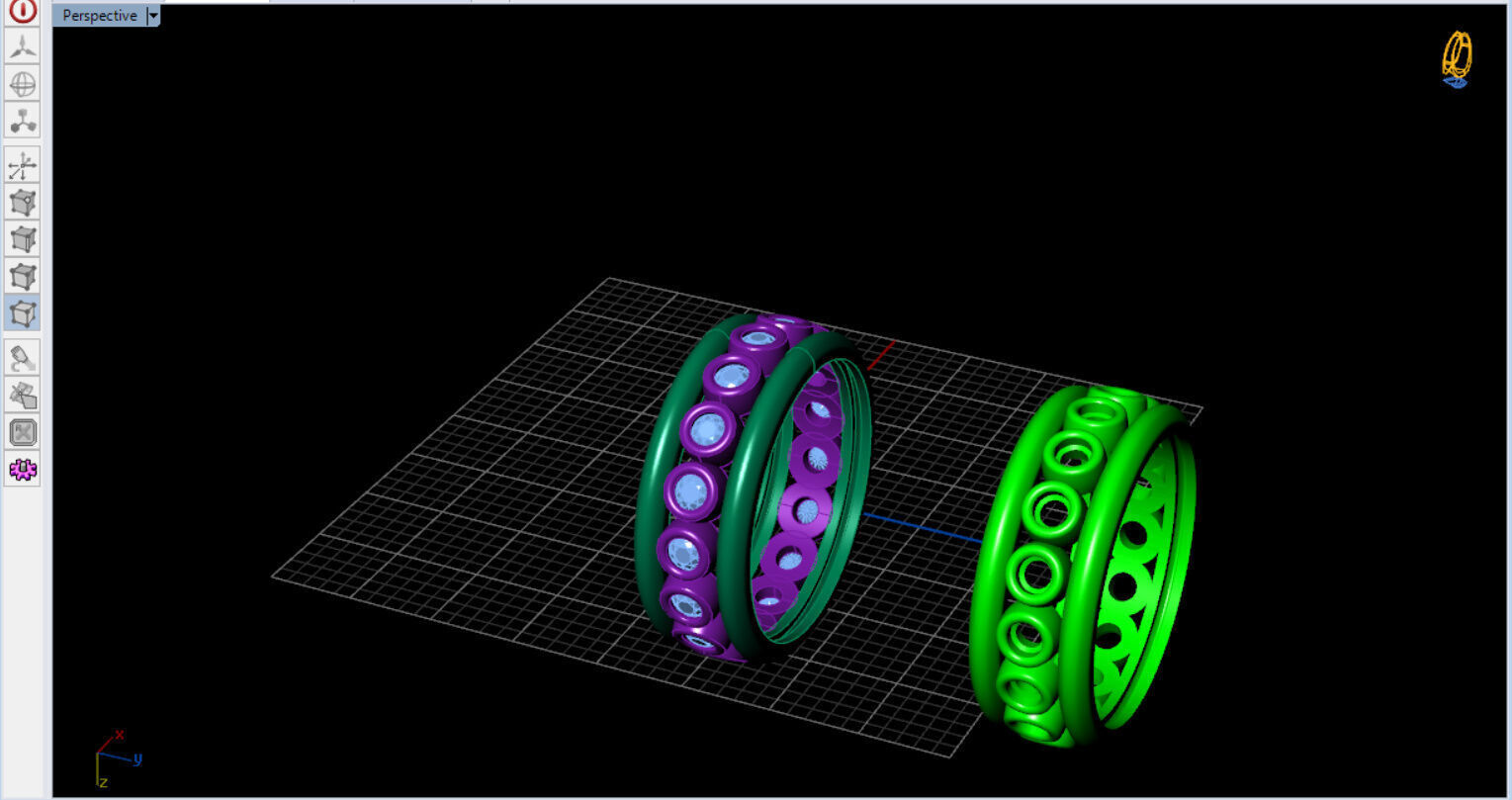 Bezel Setting Eternity Ring  3D print model_18