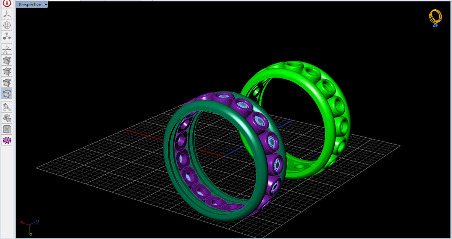Bezel Setting Eternity Ring  3D print model_28