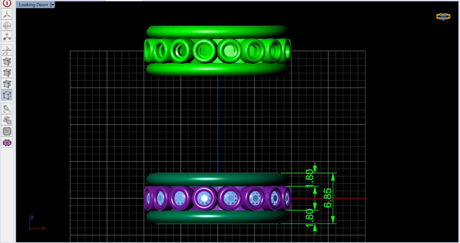 Bezel Setting Eternity Ring  3D print model_8
