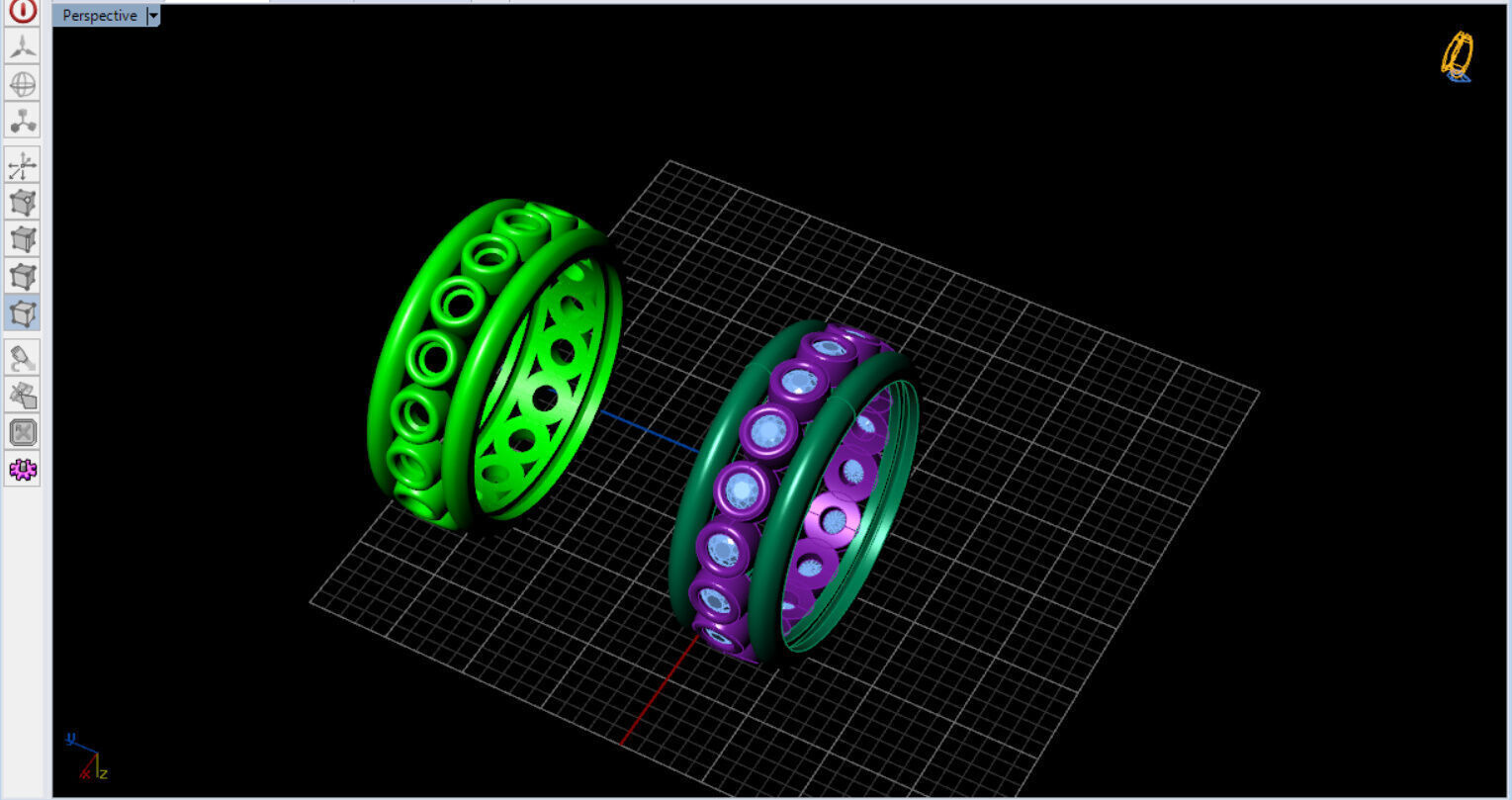 Bezel Setting Eternity Ring  3D print model_24