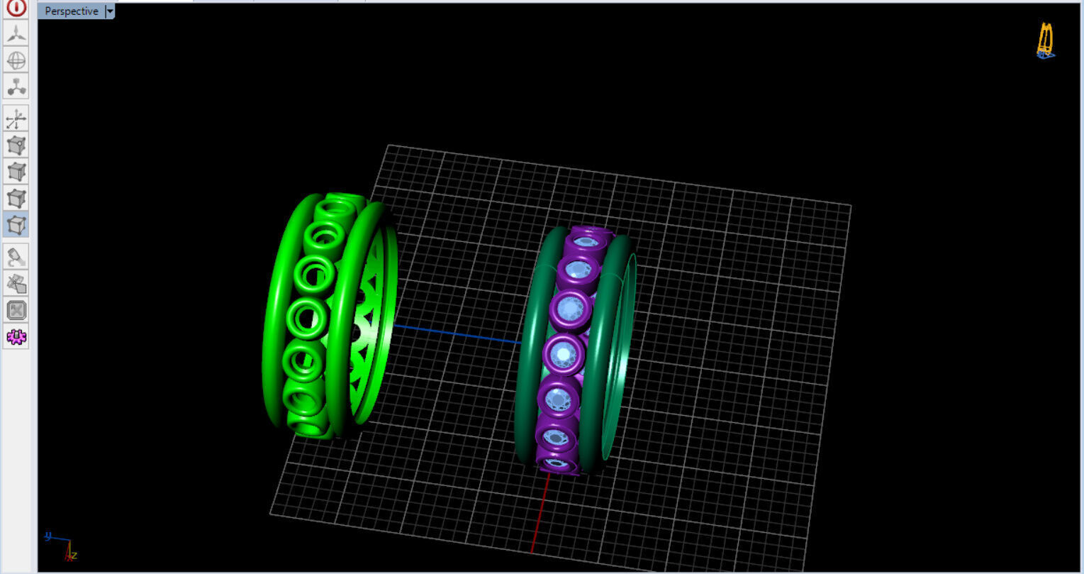 Bezel Setting Eternity Ring  3D print model_13