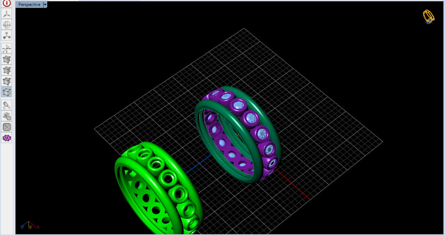 Bezel Setting Eternity Ring  3D print model_22