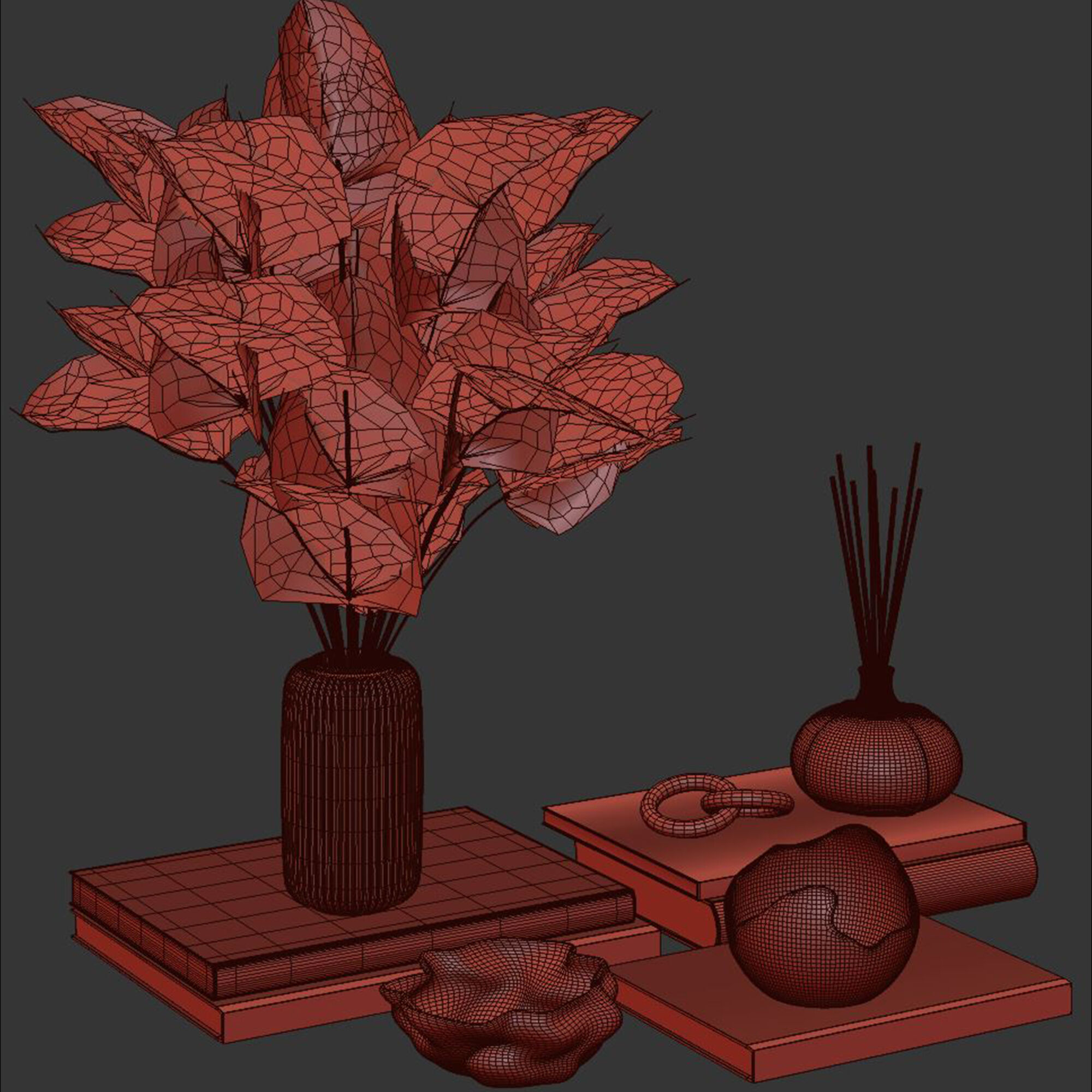 Decorative Set61 3D model_4