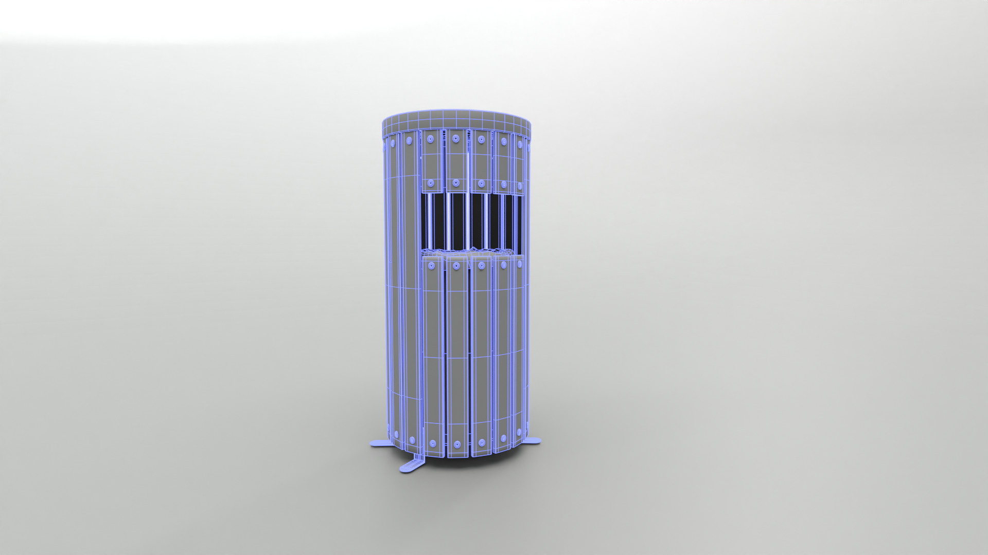Modern Timber Street bin Vol 09 Game Ready PBR Low-poly 3Dmodel Low-poly 3D model_7