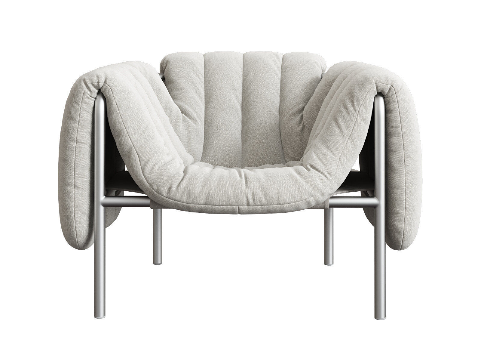 Puffy Lounge Chair 3D model_7