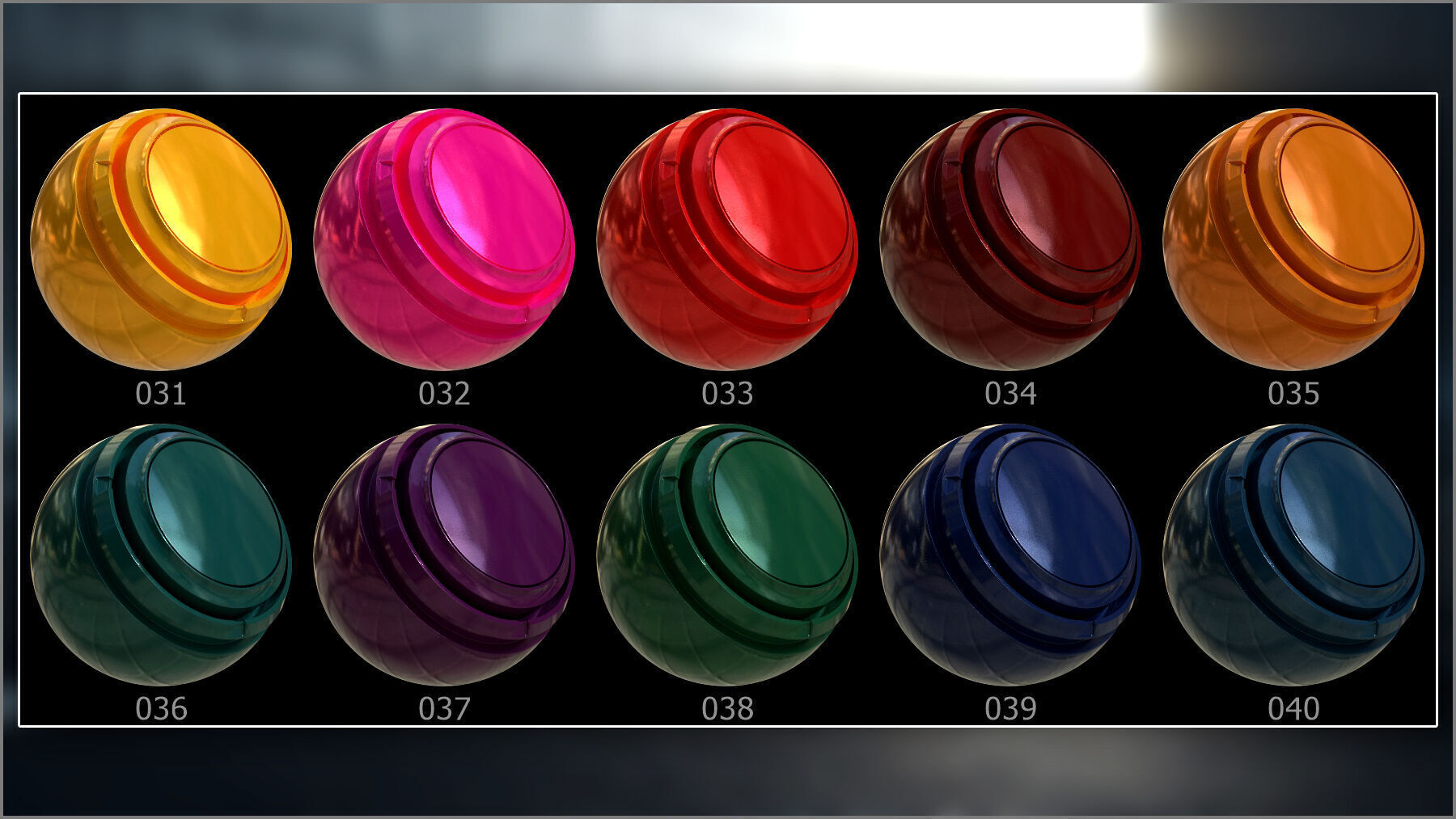 Megapack 100 Car Paint smart materials for Substance Painter Texture_7