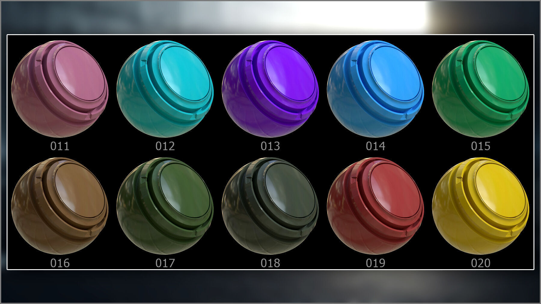 Megapack 100 Car Paint smart materials for Substance Painter Texture_5