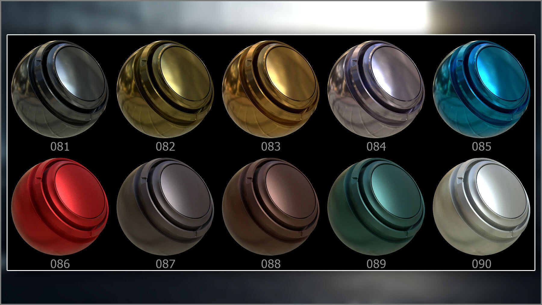 Megapack 100 Car Paint smart materials for Substance Painter Texture_12