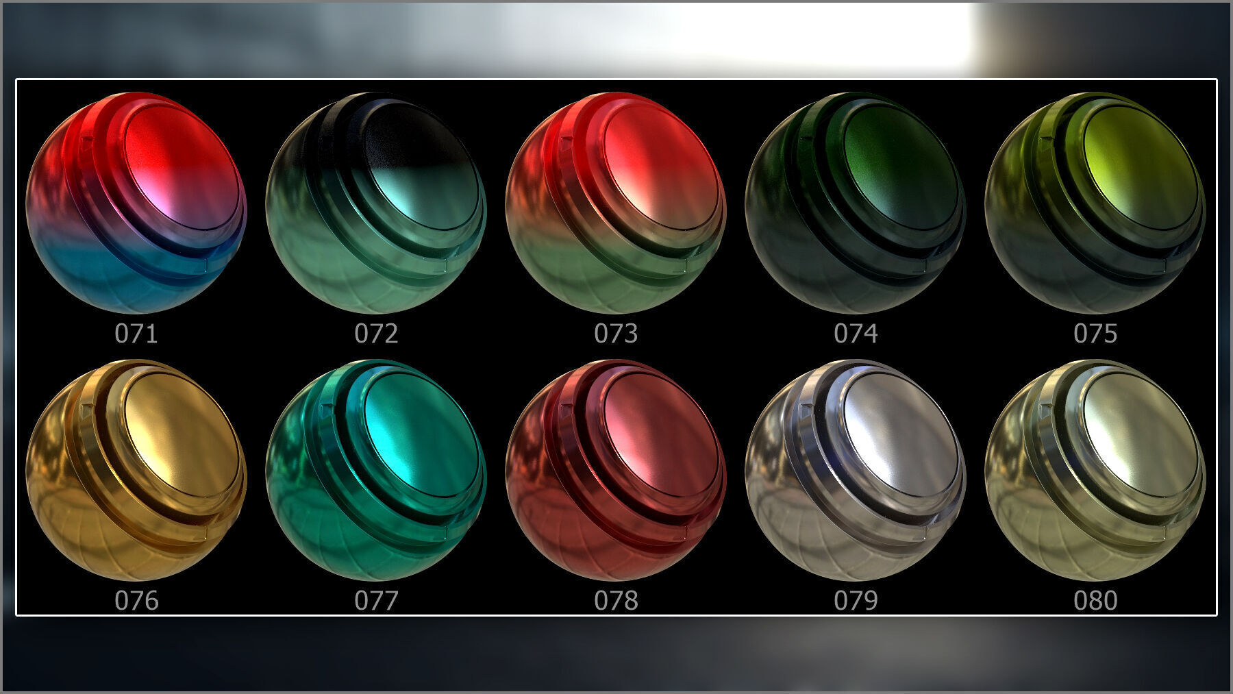 Megapack 100 Car Paint smart materials for Substance Painter Texture_11