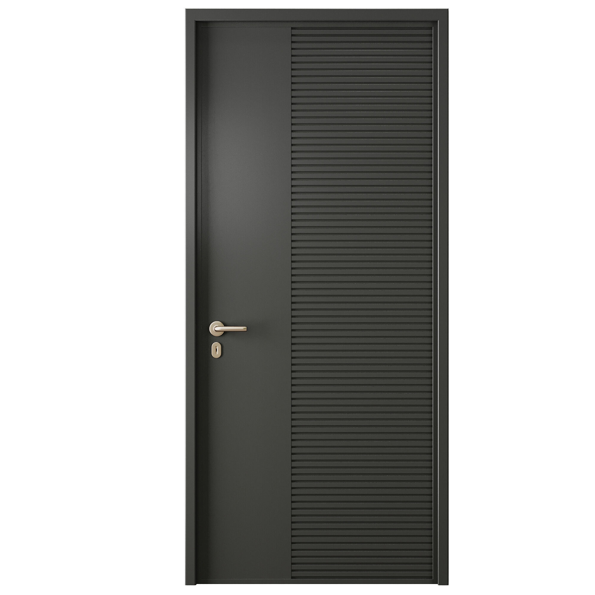 Entrance door set64 3D model_2