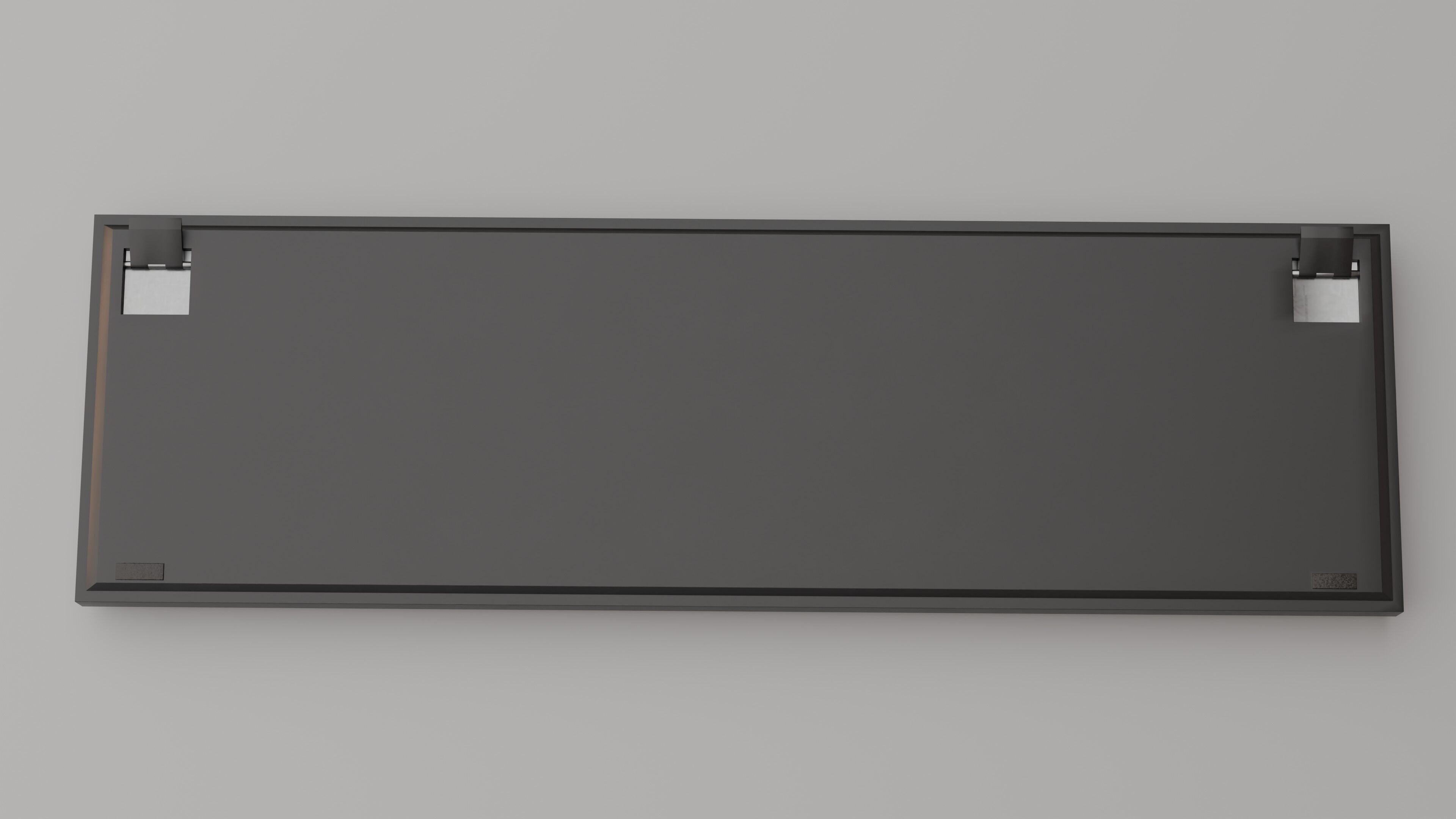 Generic Office Keyboard Low-poly 3D model_7