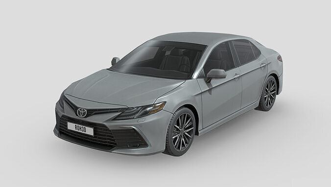 Toyota Camry LE Hybrid 2023 Low-poly 3D model
