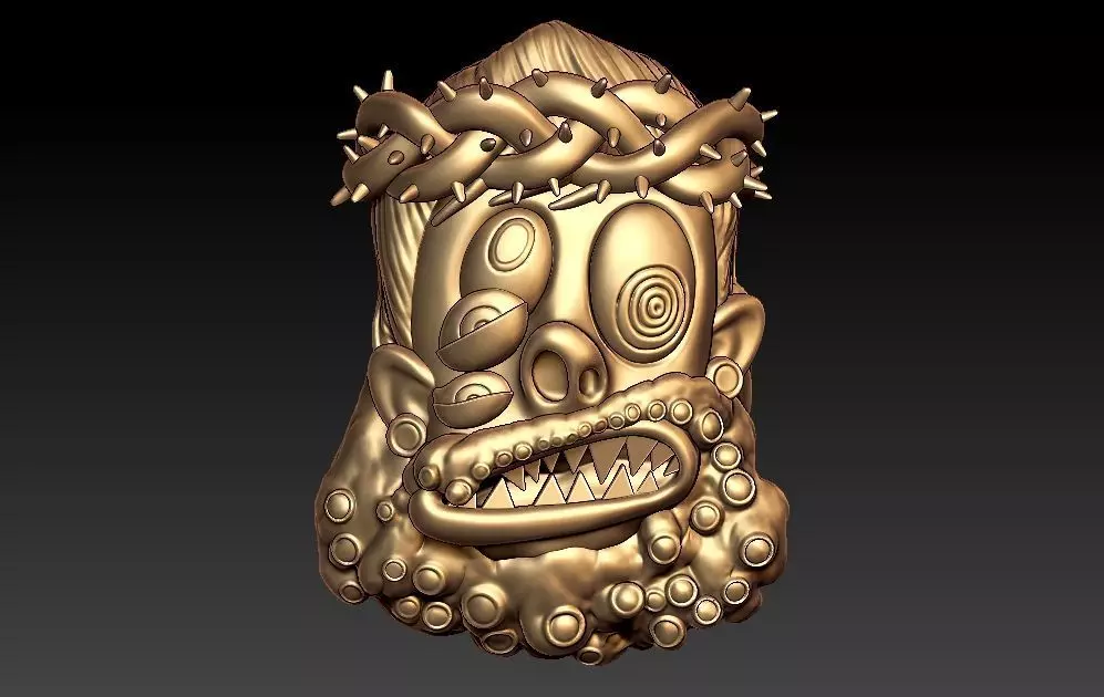 Travis Scott jesus 3D print model_0