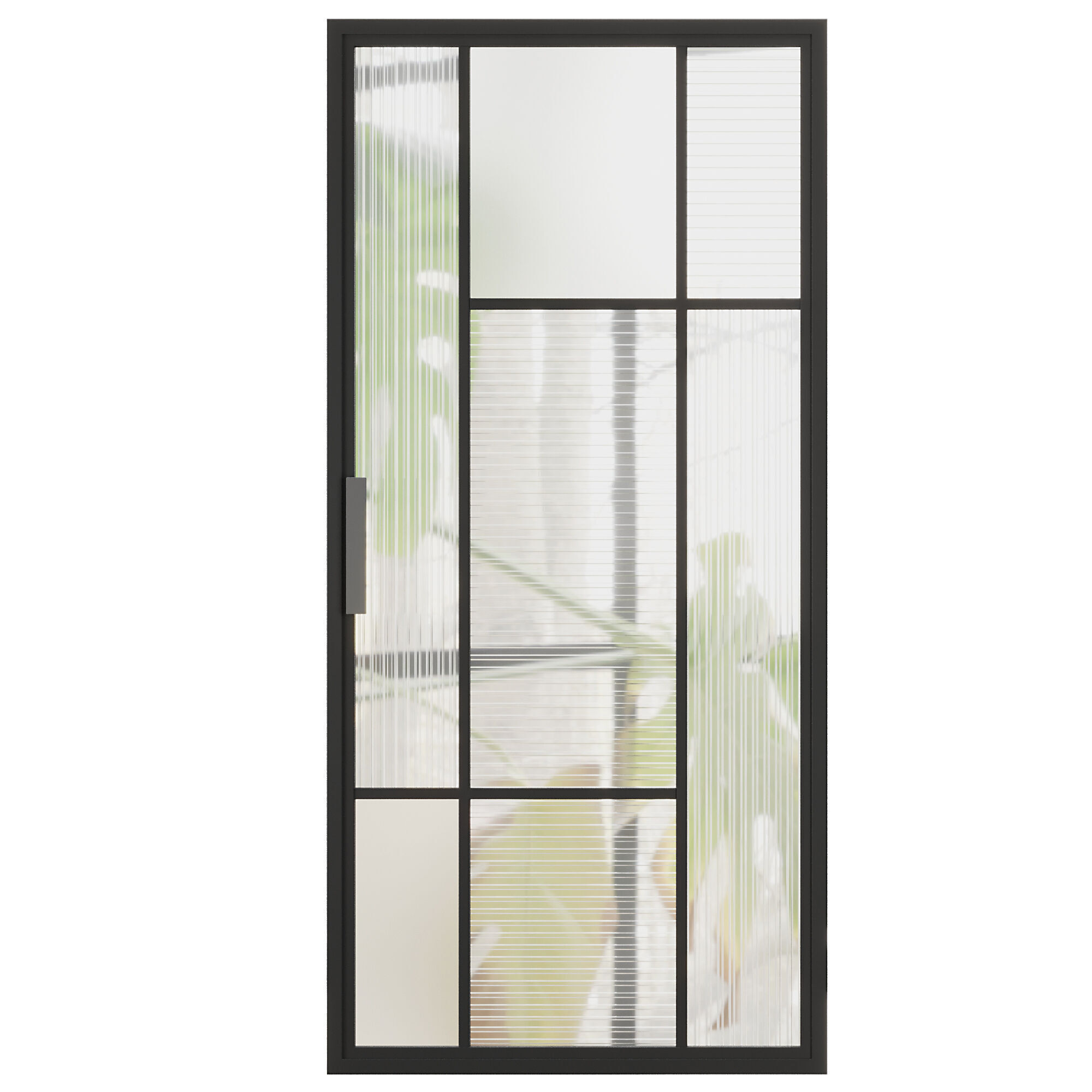 Entrance door set69 3D model_2