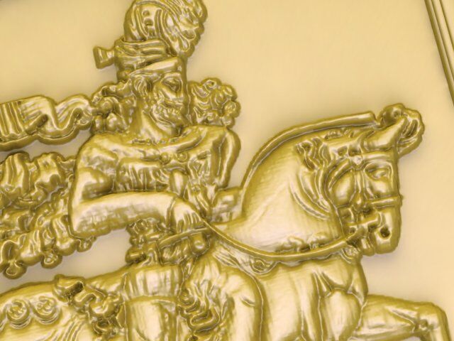 Shapur I  the Shadow of History on Eternal Stone 3D model_2