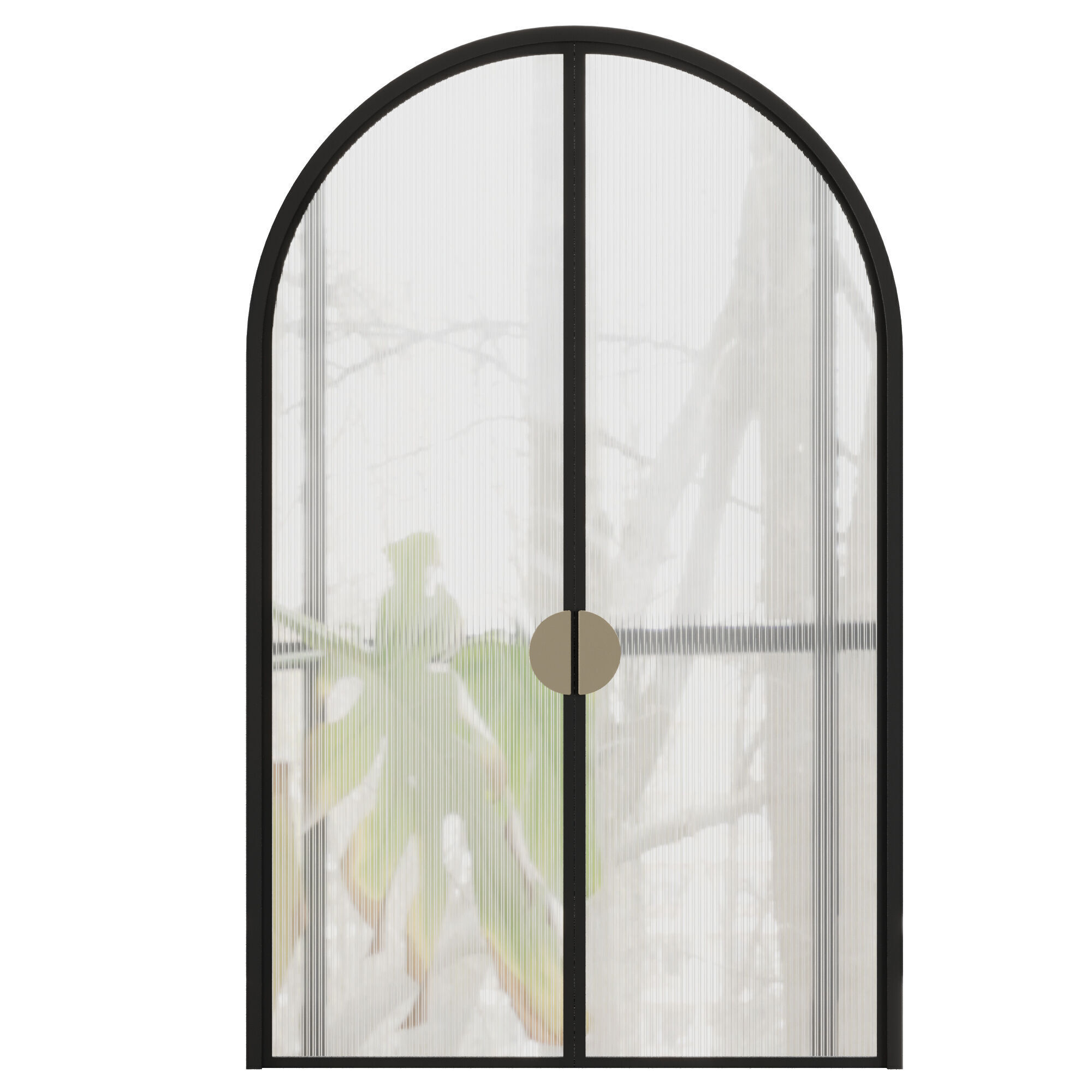 Entrance door set71 3D model_2