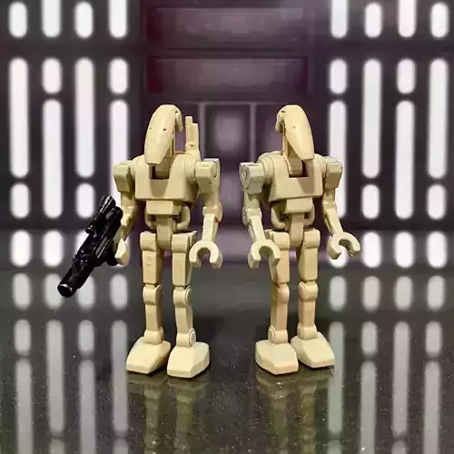 Battle droid b1 minifigure custom blocks bricks star wars
