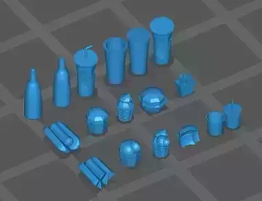 3D Printable Junk Food Collection 3D print model