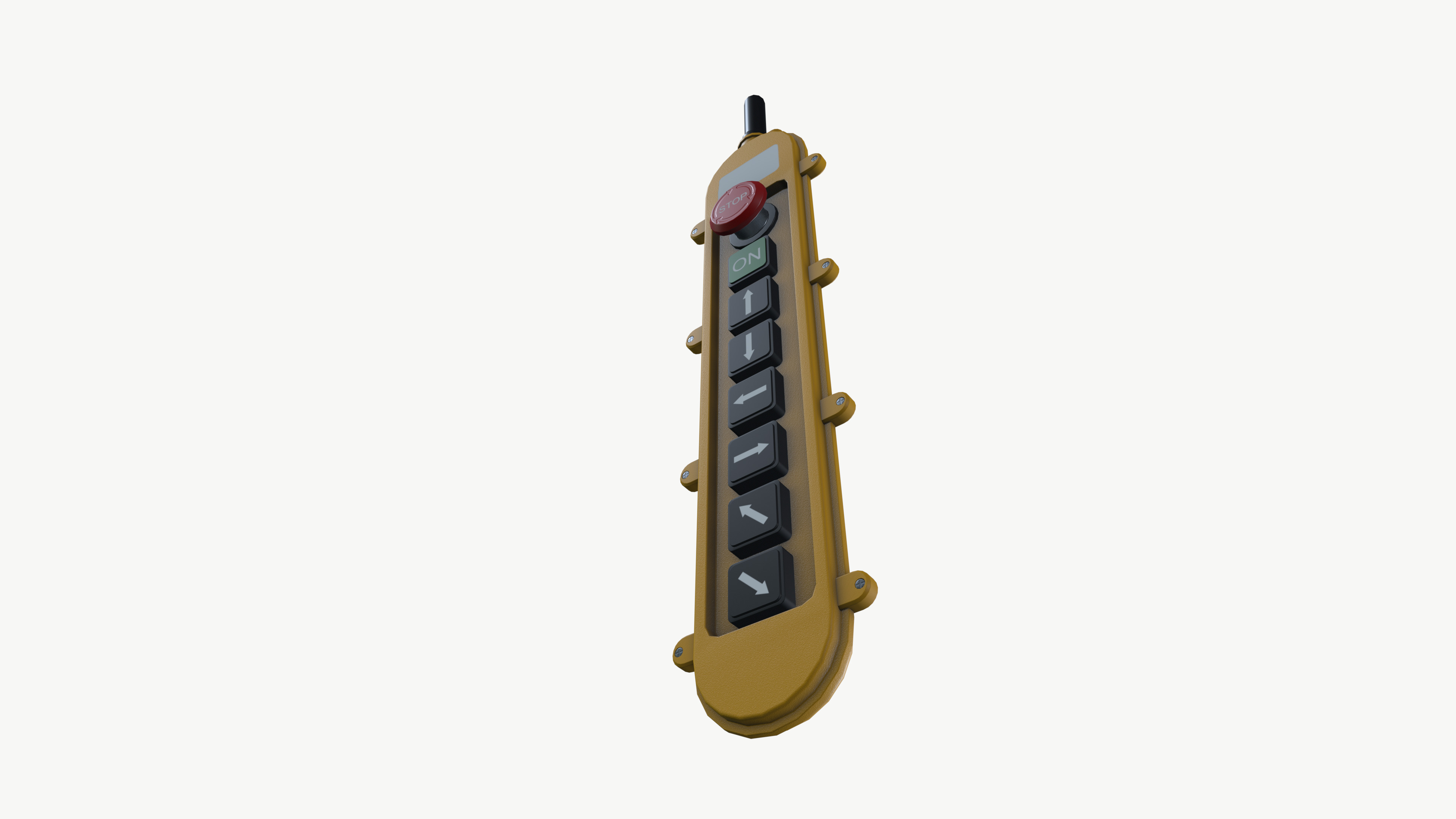 EOT Crane and Hoists Mobile Pendant 3D model_7