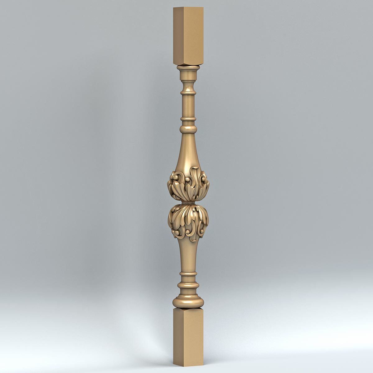Baluster 007 3D model_1