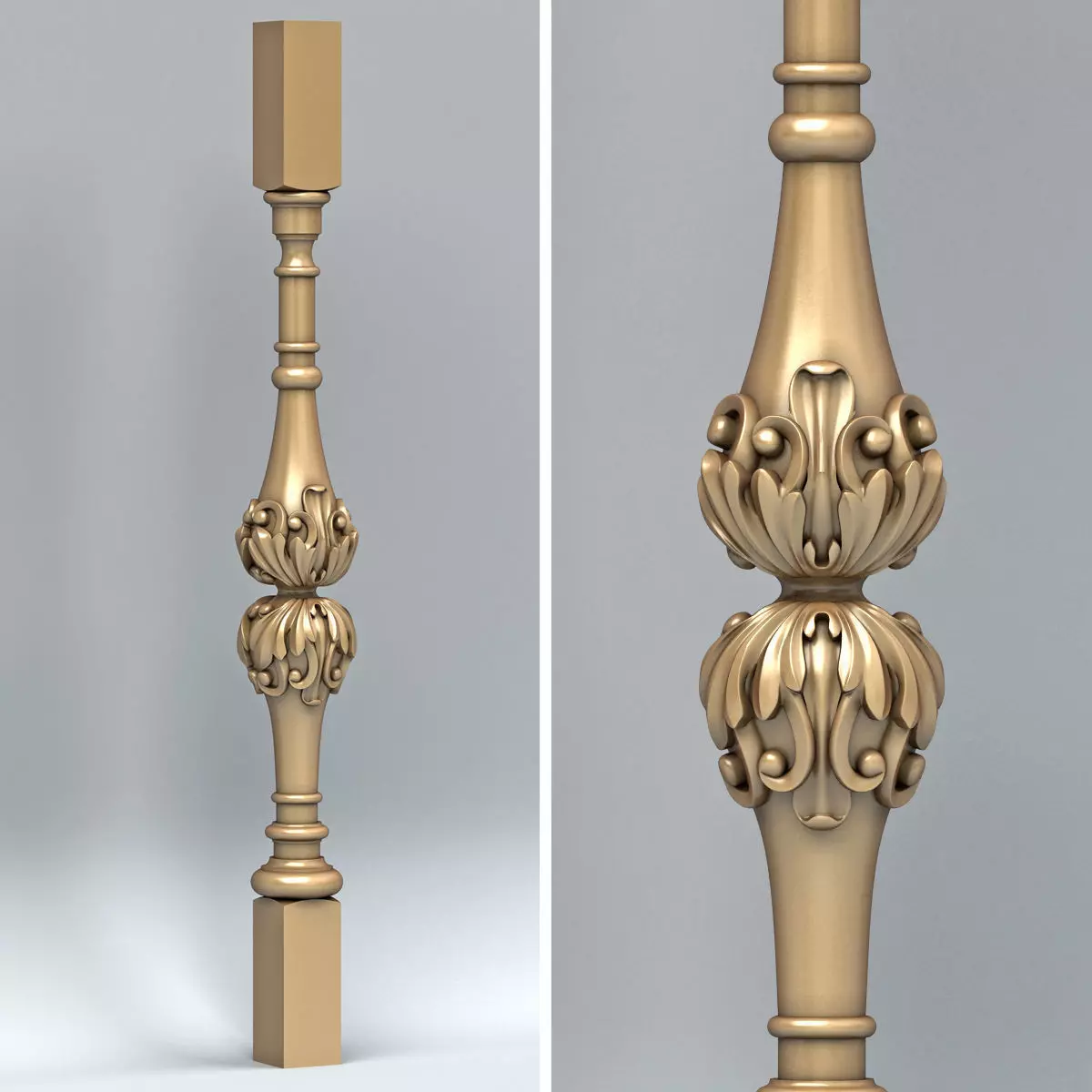 Baluster 007 3D model_0