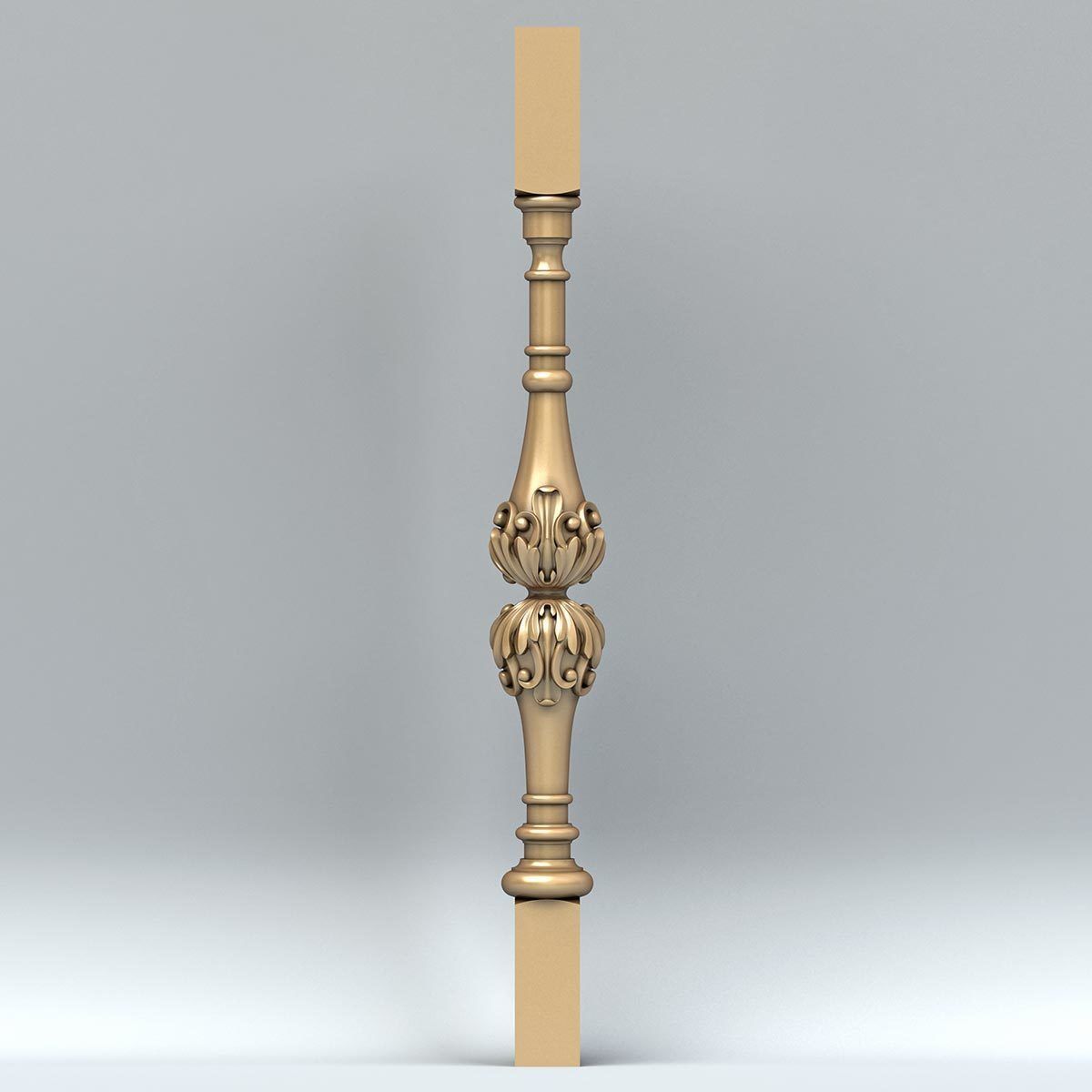 Baluster 007 3D model_2