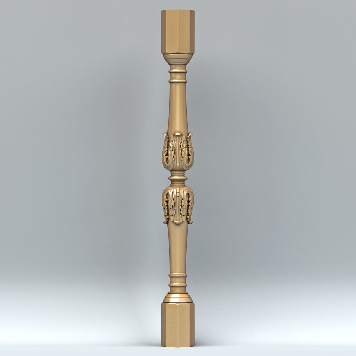 Baluster 008 3D model_2