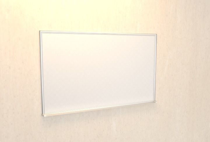 Whiteboard for Office or Classroom 3D model_2