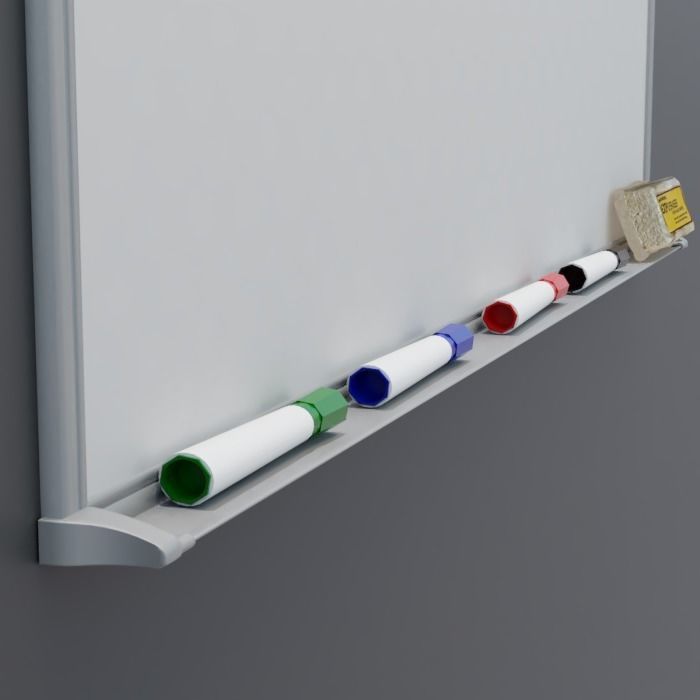 Whiteboard for Office or Classroom 3D model_5