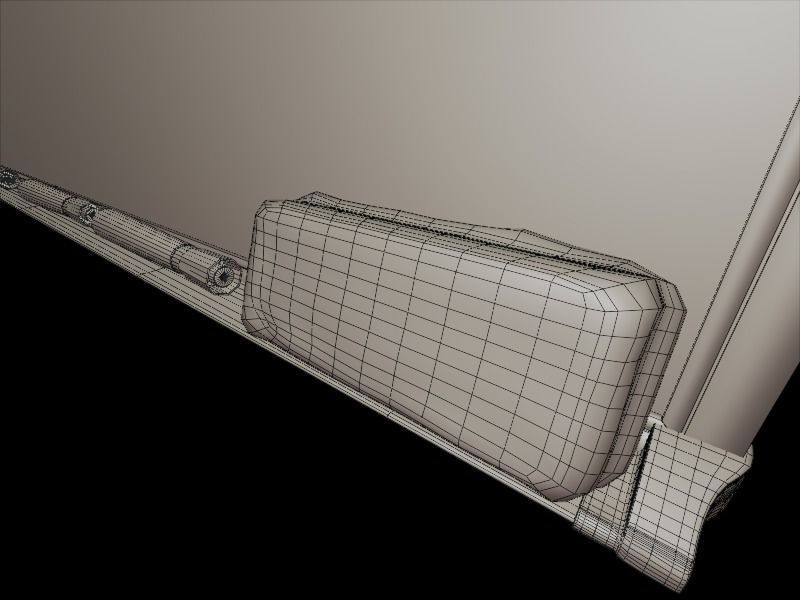 Whiteboard for Office or Classroom 3D model_9