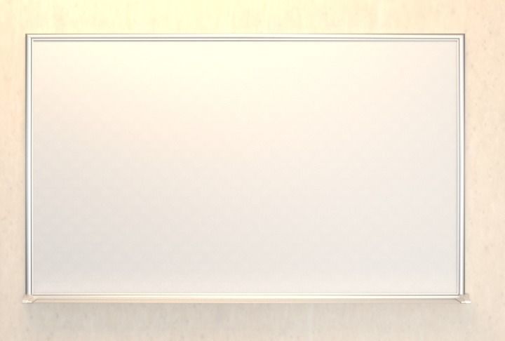 Whiteboard for Office or Classroom 3D model_3