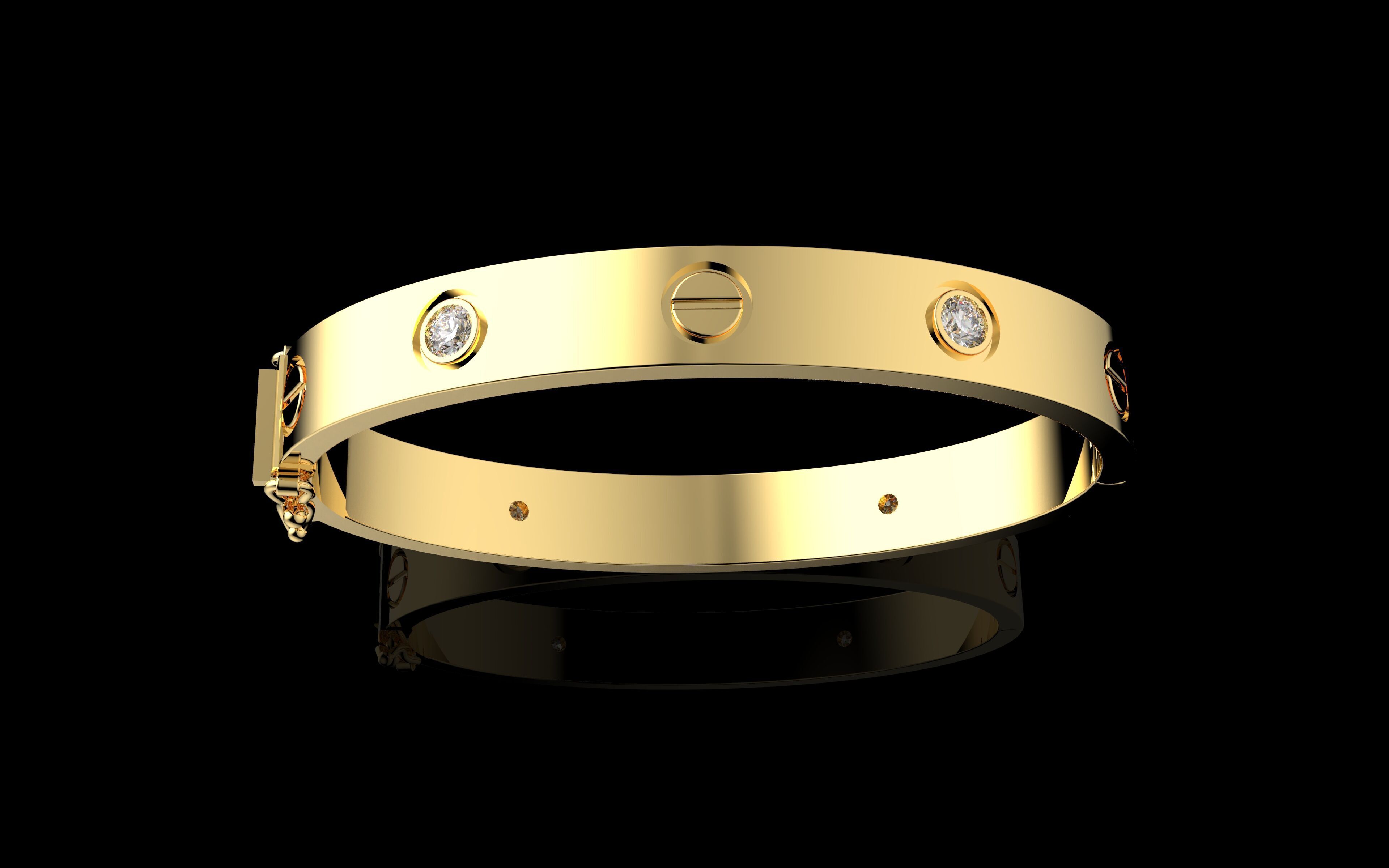 Gold N1303 3D print model_1