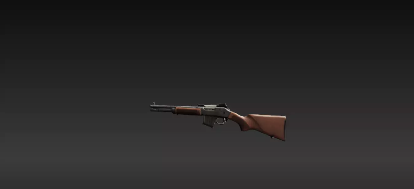 Realistic 3D Tactical Rifle Model Free low-poly 3D model