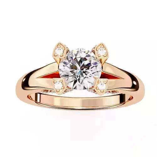Mono Solitaire Diamond Ring 360 animation renders 3dm stl  3D print model Mono Solitaire Diamond Ring 360 animation renders 3dm stl  3D print model