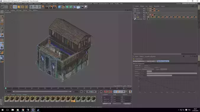 Age of Empires 2 HD Barracks Caserne Free 3D model