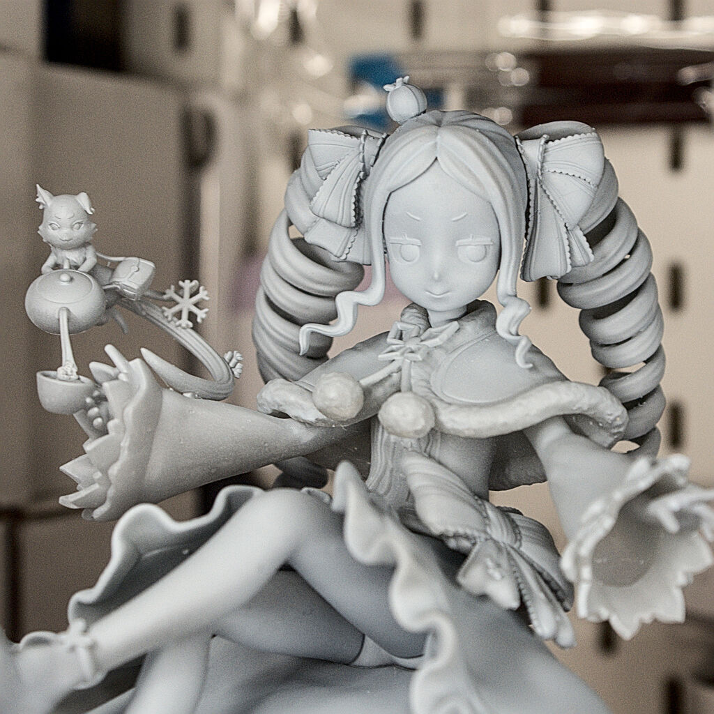 Beatrice - Rezero Anime Figure for 3D Printing 3D print model_17