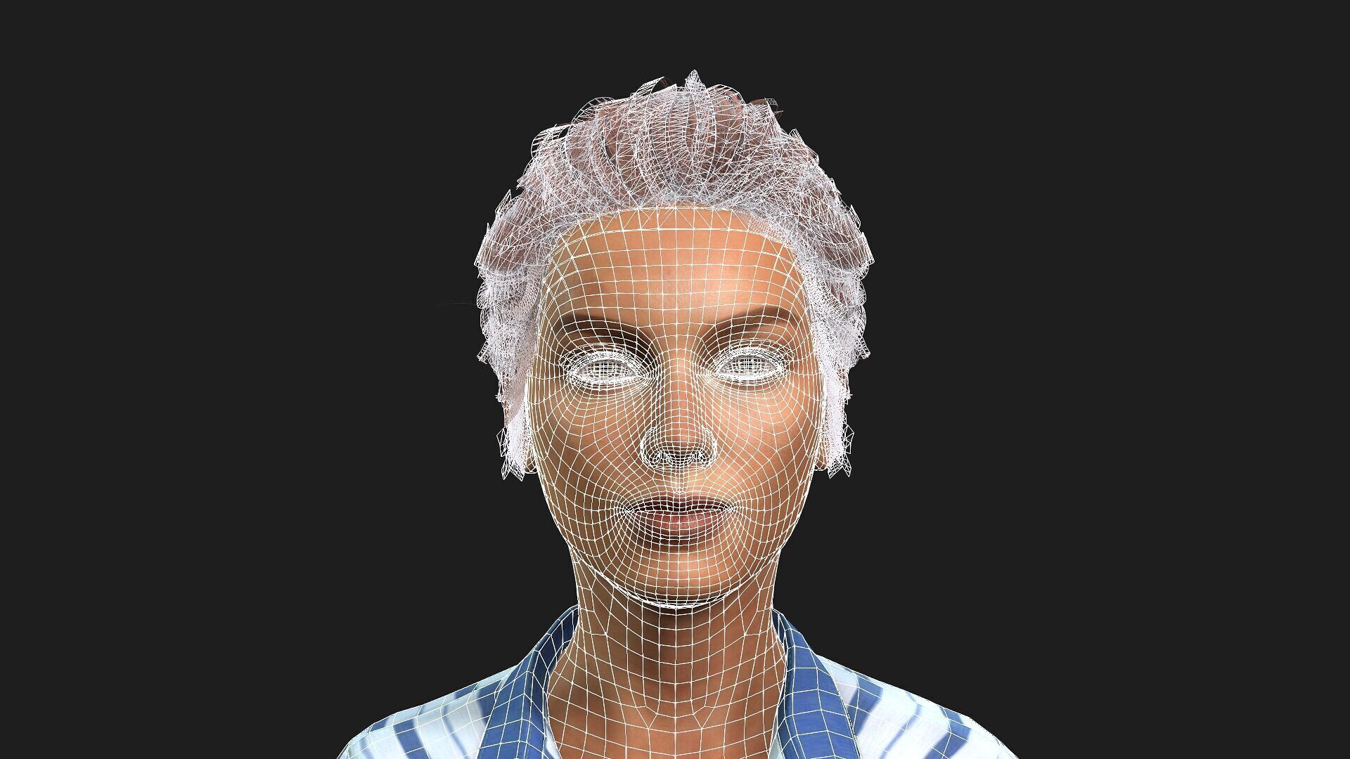 Realistic Female Character 3D model_12