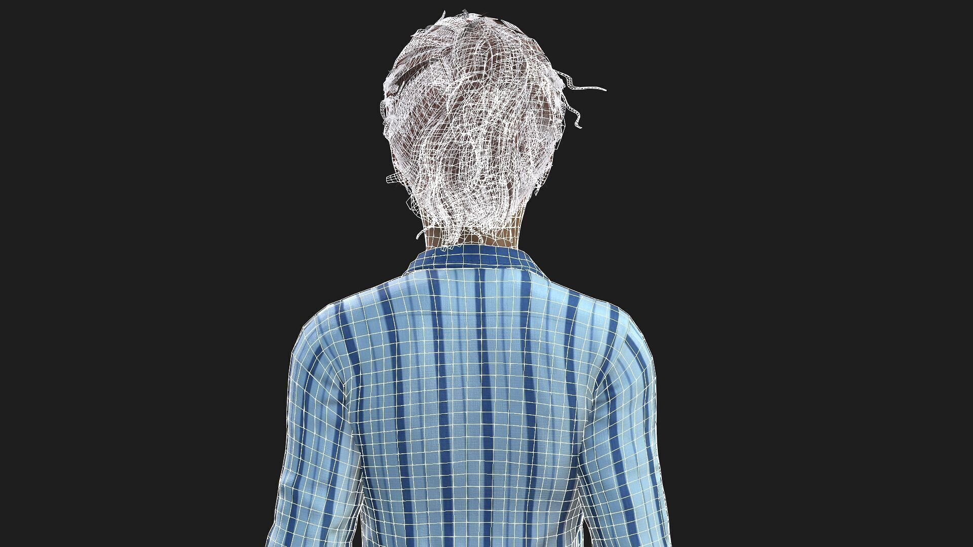 Realistic Female Character 3D model_16