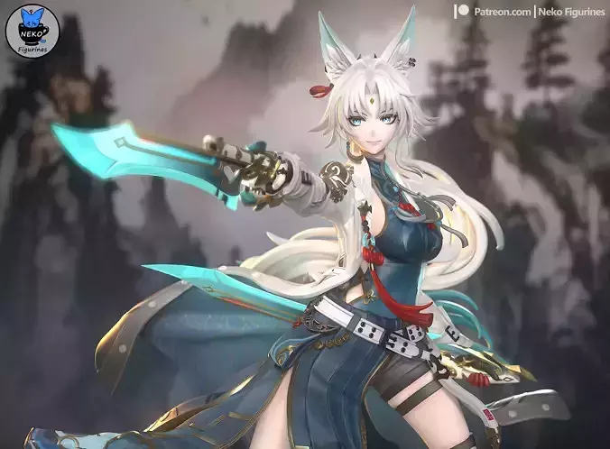 Feixiao - Honkai Star Rail Game Figure For 3D Printing 3D print model