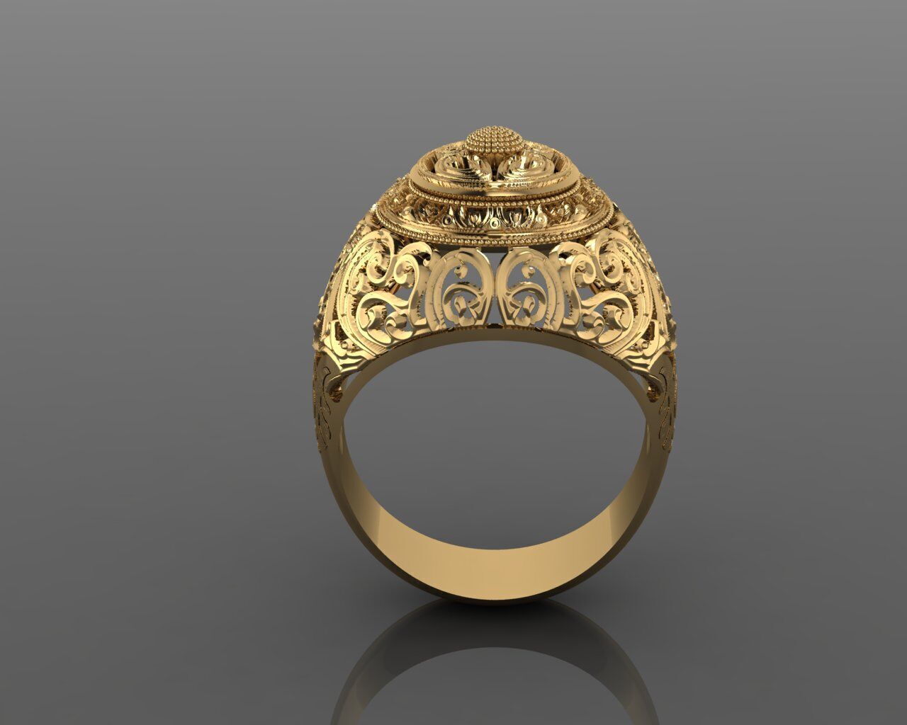 Women Ring 3D print model_1