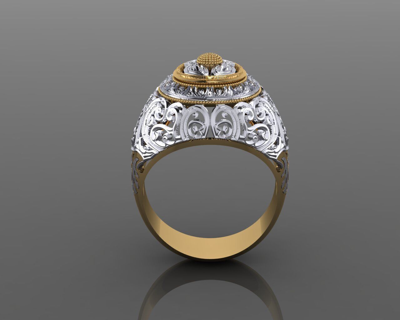 Women Ring 3D print model_16