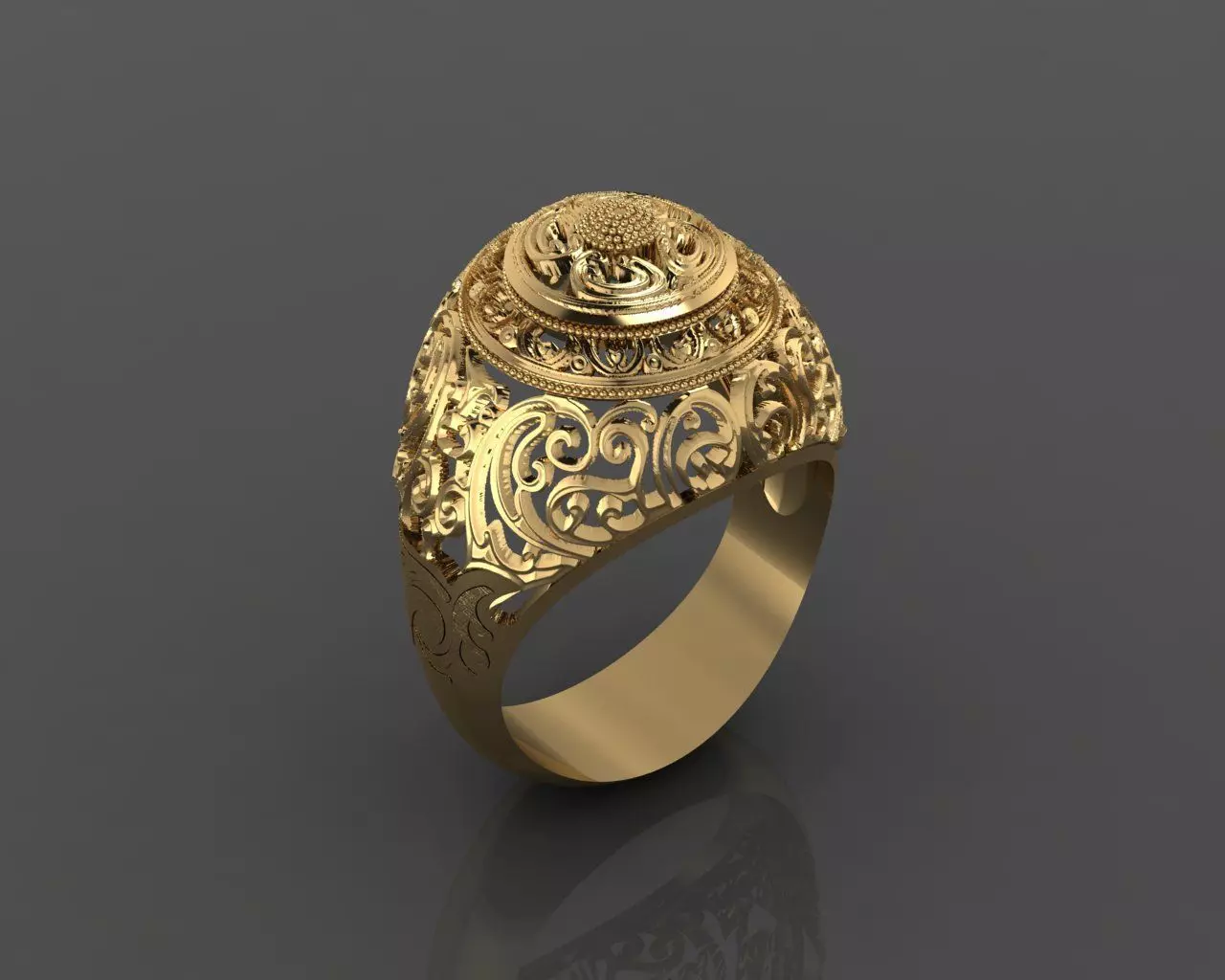 Women Ring 3D print model_0