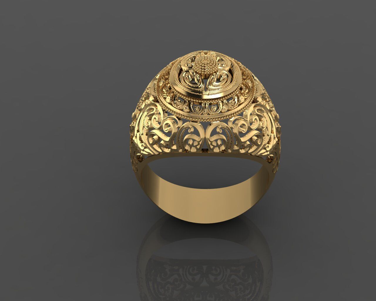 Women Ring 3D print model_2