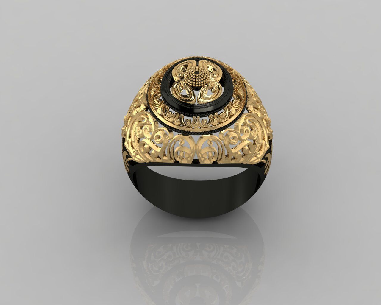 Women Ring 3D print model_37