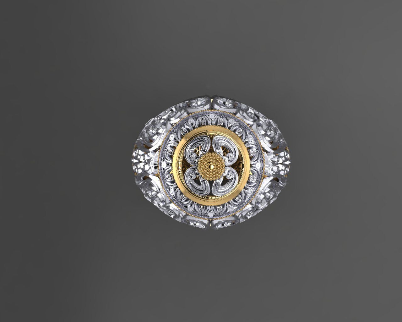 Women Ring 3D print model_18